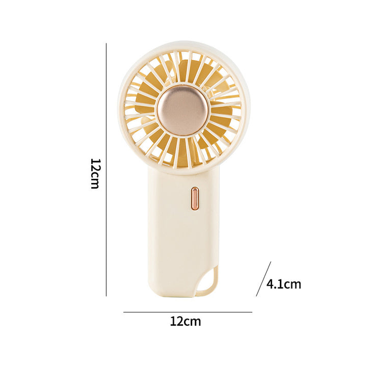 Ladies portable hand fan with ergonomic design and USB charging Bowlift