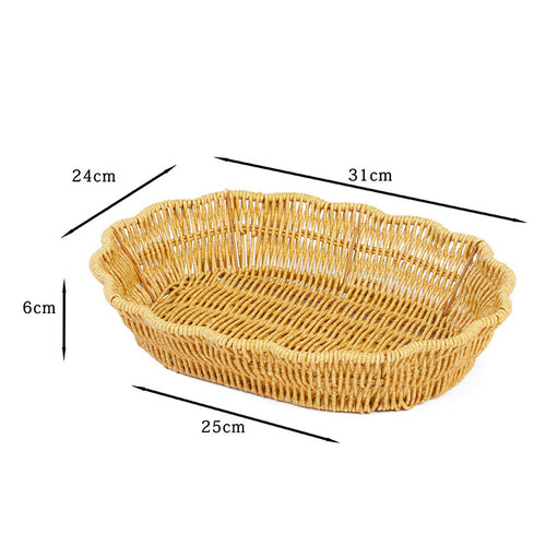 Decorative Woven Serving Tray Bowlift