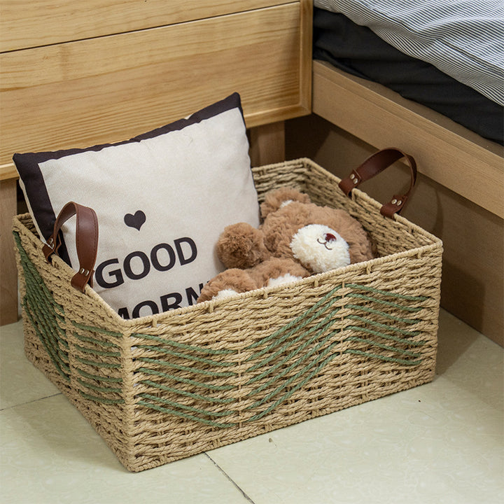 Handmade storage basket made of natural fibers Bowlift