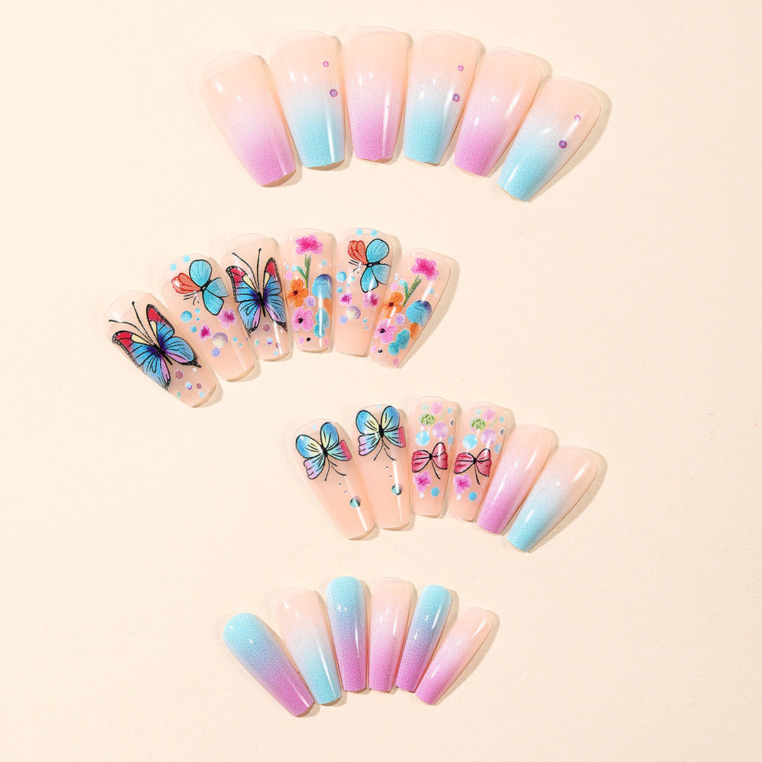 Artistic Butterfly Nail Decoration Set Bowlift