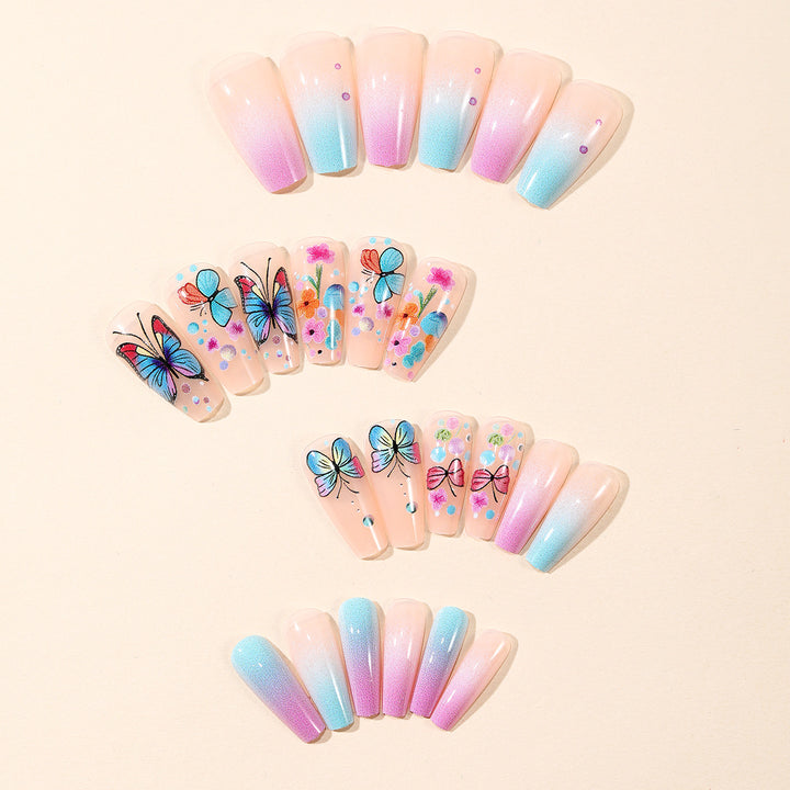 Artistic Butterfly Nail Decoration Set Bowlift