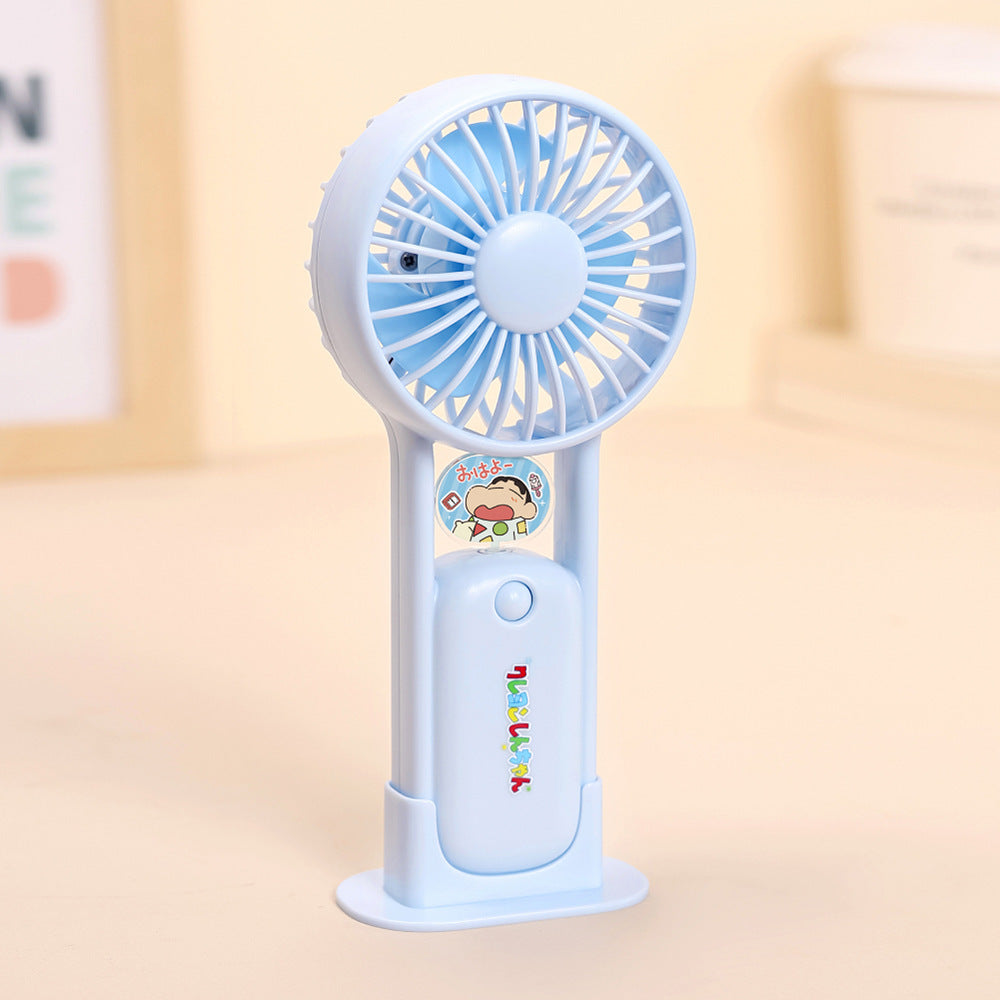 Ladies Portable Battery Hand Fan with Multifunctional Design Bowlift