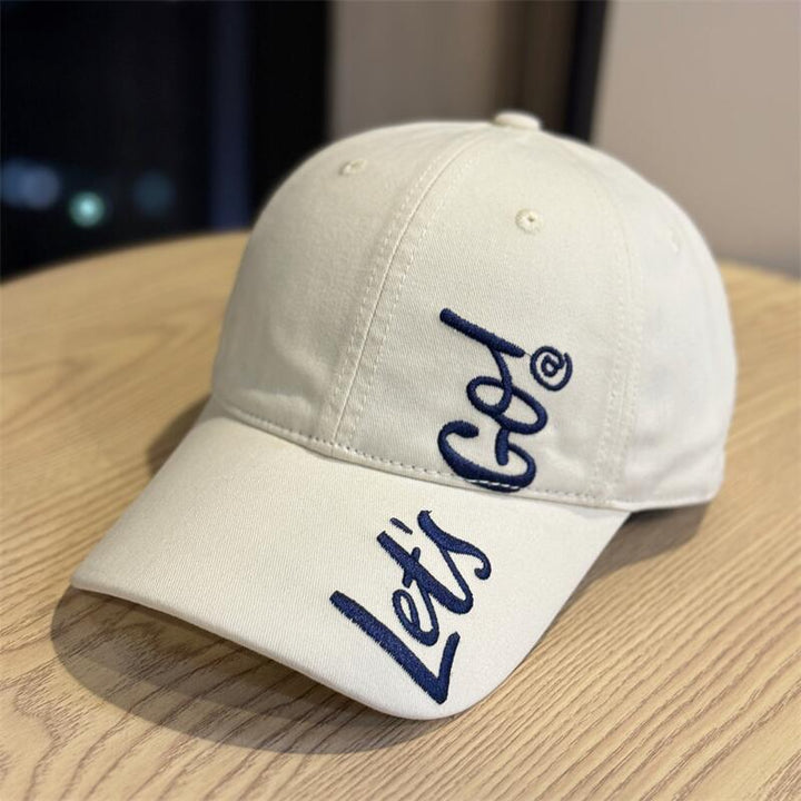 Women's Embroidered Casual Cotton Baseball Cap Bowlift