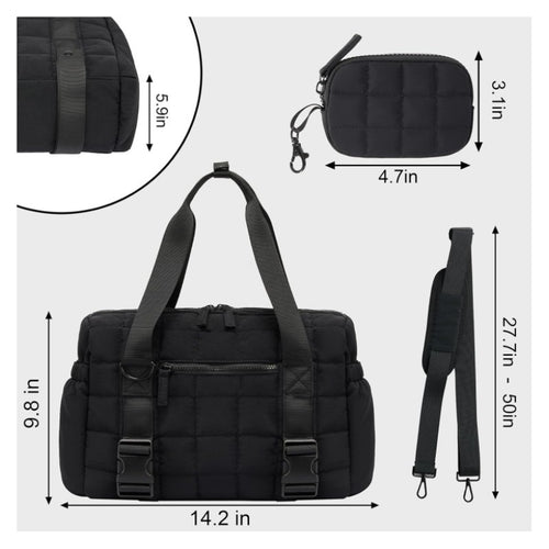 Stylish Padded Gym Duffle Bag Bowlift