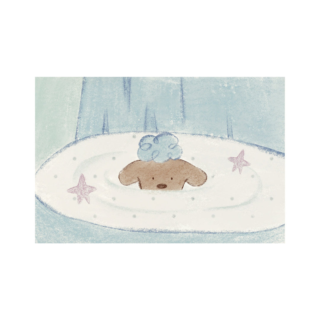 Cartoon-Themed Bath Mat Bowlift