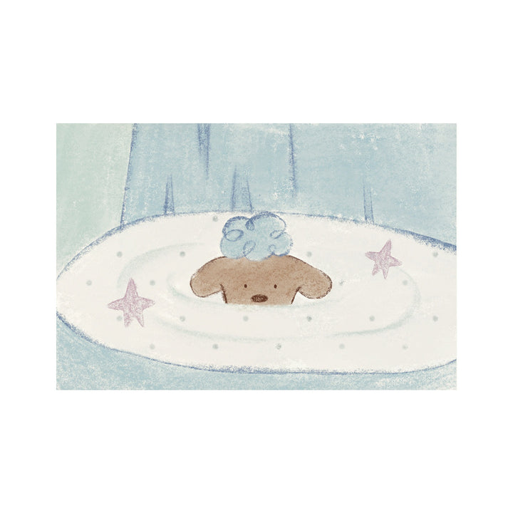 Cartoon-Themed Bath Mat Bowlift