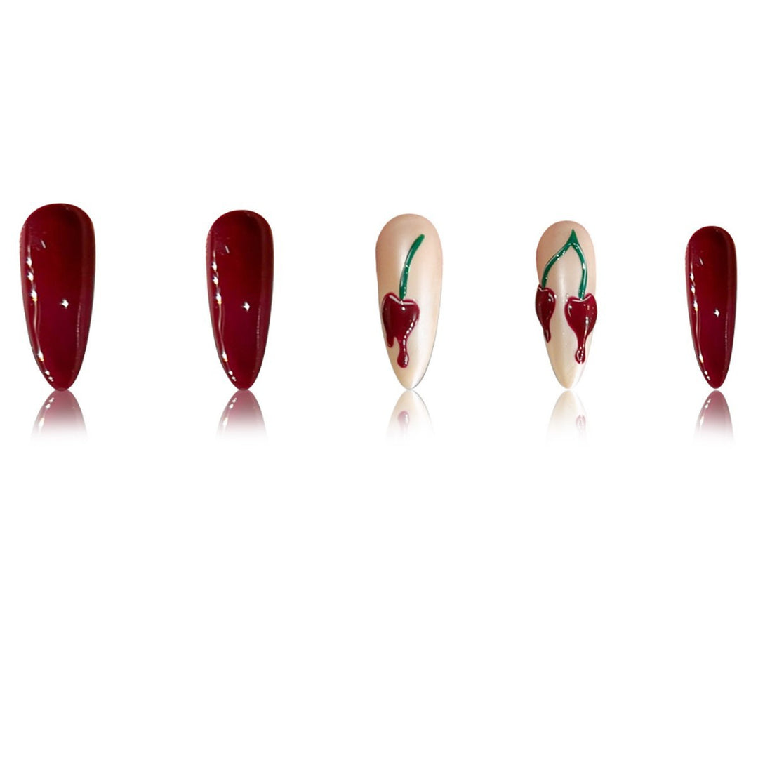 Stylish Stiletto Press-On Nail Set Bowlift