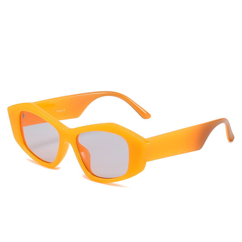 Women's geometric sunglasses with unique, futuristic design Bowlift