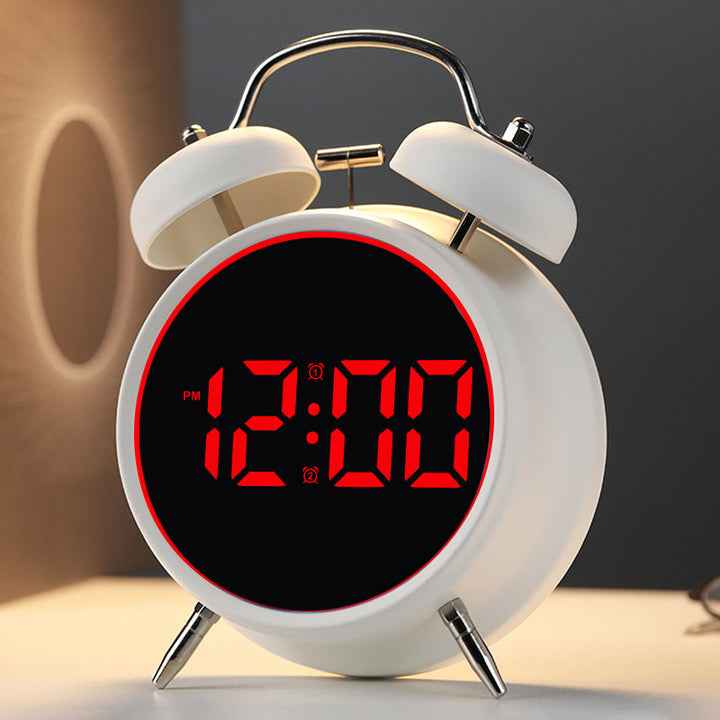 Digital alarm clock with alarm and temperature display Bowlift