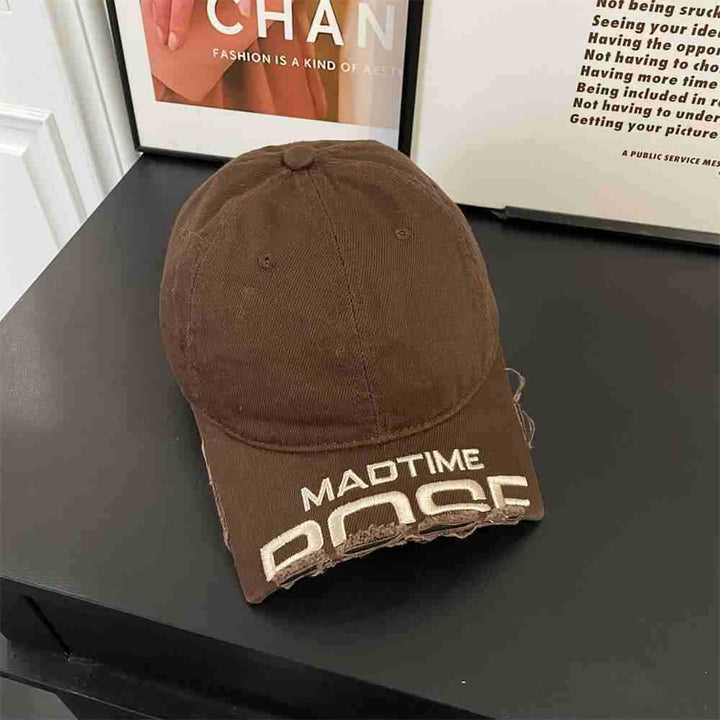 Men's Distressed Graphic Baseball Hat Bowlift 1784188481