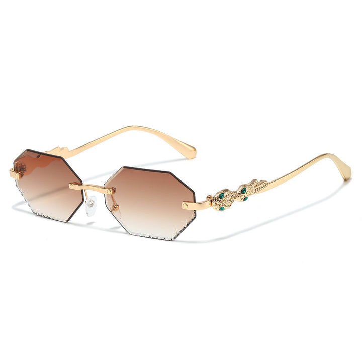 Fashion-Forward Statement Hexagonal Sunglasses Bowlift