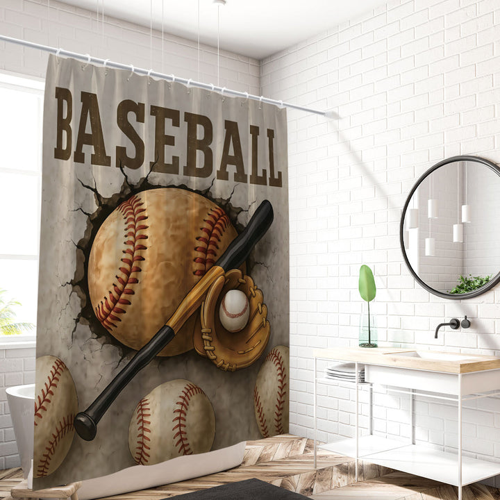 Artistic Shower Curtain Bowlift