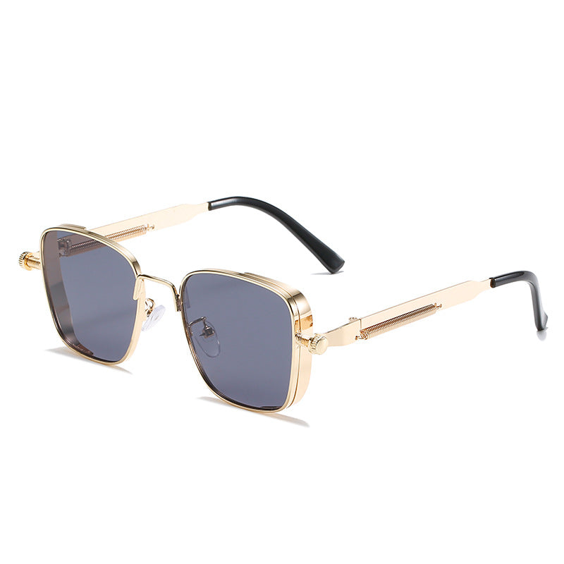 Women's modernist sunglasses in elegant metal frame Bowlift