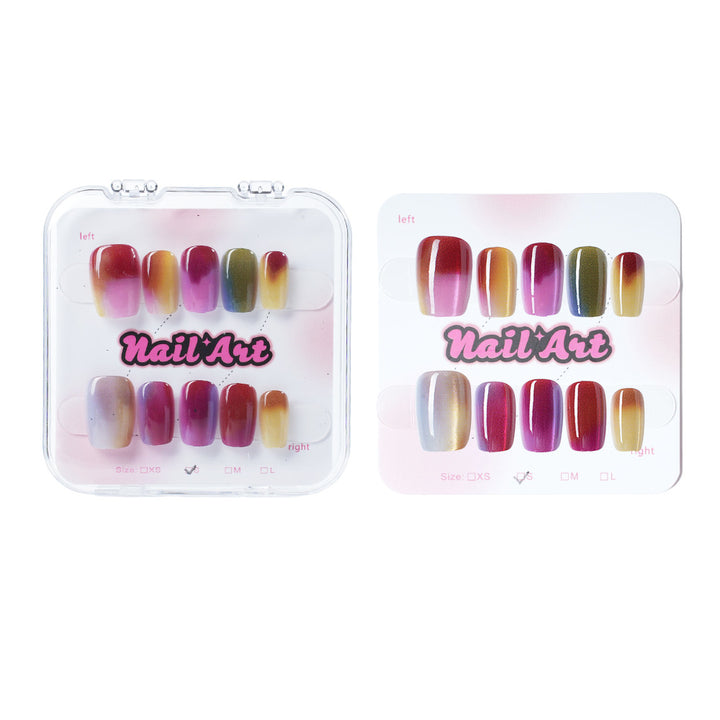 Ombre Gradient Press-On Nail Set Bowlift