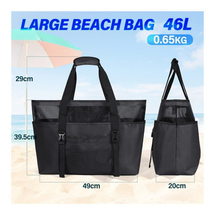 Multifunctional beach bag with compartments Bowlift