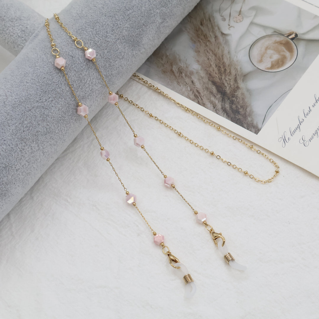 Elegant Gold Chain Necklace with Gemstones Bowlift