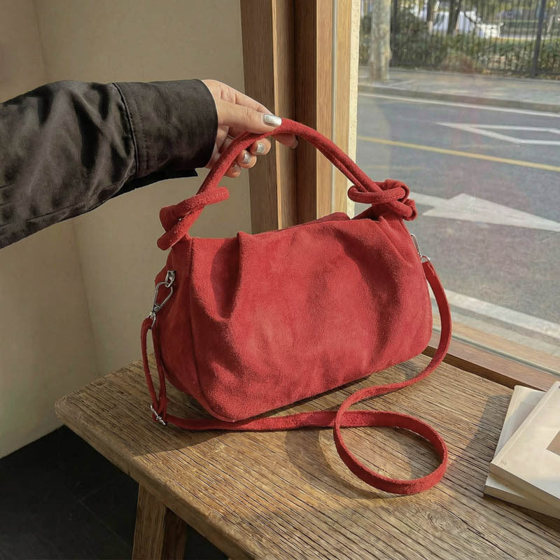 WoSoft Suede Hobo Bag Bowlift