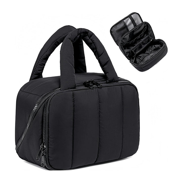 Cosmetic organizer bag with removable inner compartments Bowlift