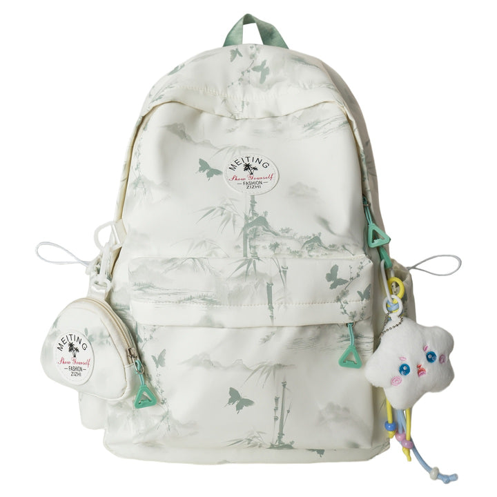 Artistic Printed Backpack Bowlift