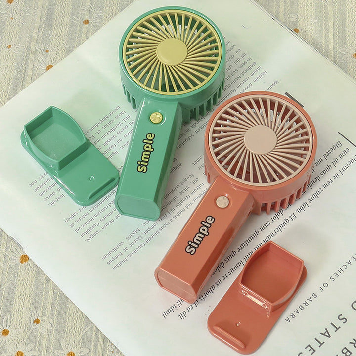 Women's portable mini hand fan with USB connection and ergonomic design Bowlift