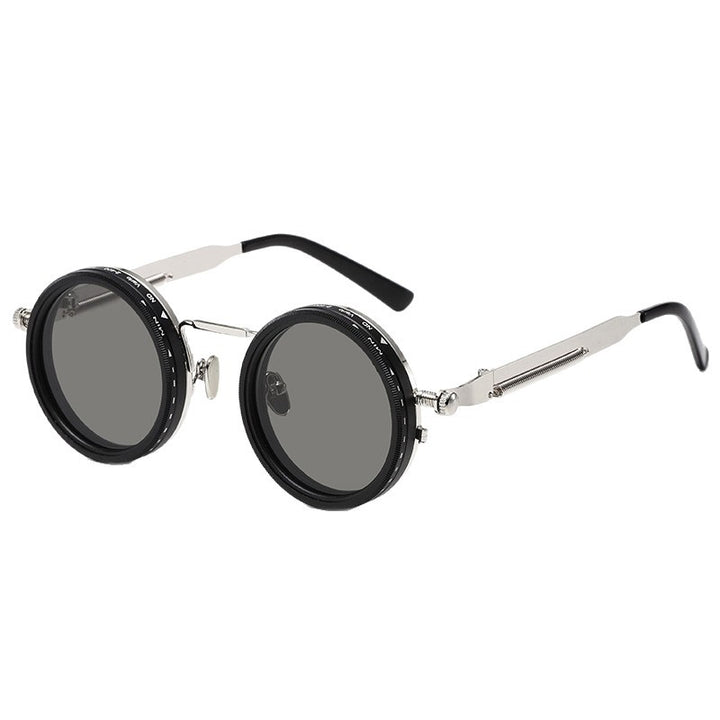 Ladies vintage inspired round sunglasses with unique frame Bowlift
