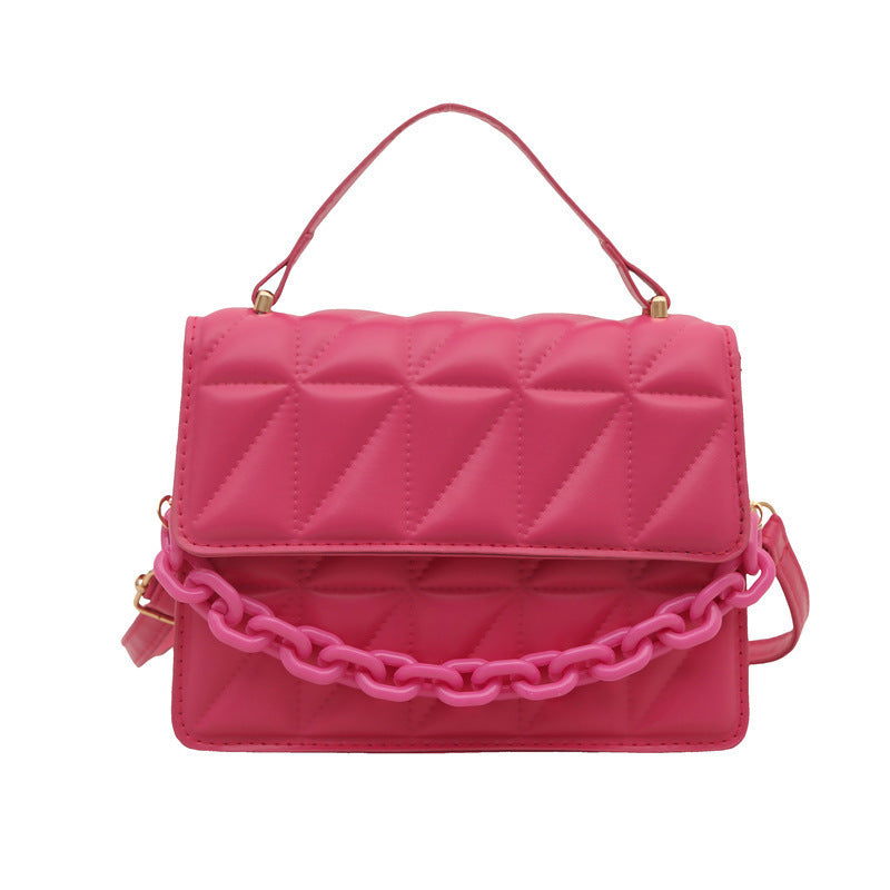 Quilted Mini Satchel Handbag Bowlift