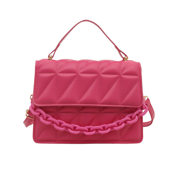 Quilted Mini Satchel Handbag Bowlift