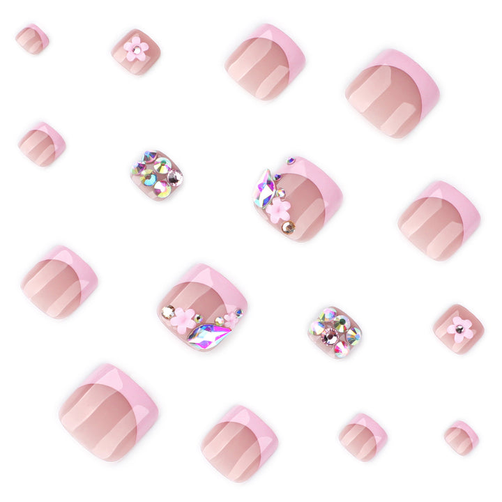 Artful toenail designs with colorful accents and glitter Bowlift