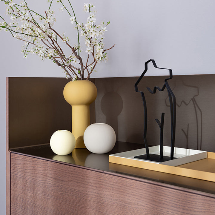 Abstract Body-Shaped Decorative Sculpture