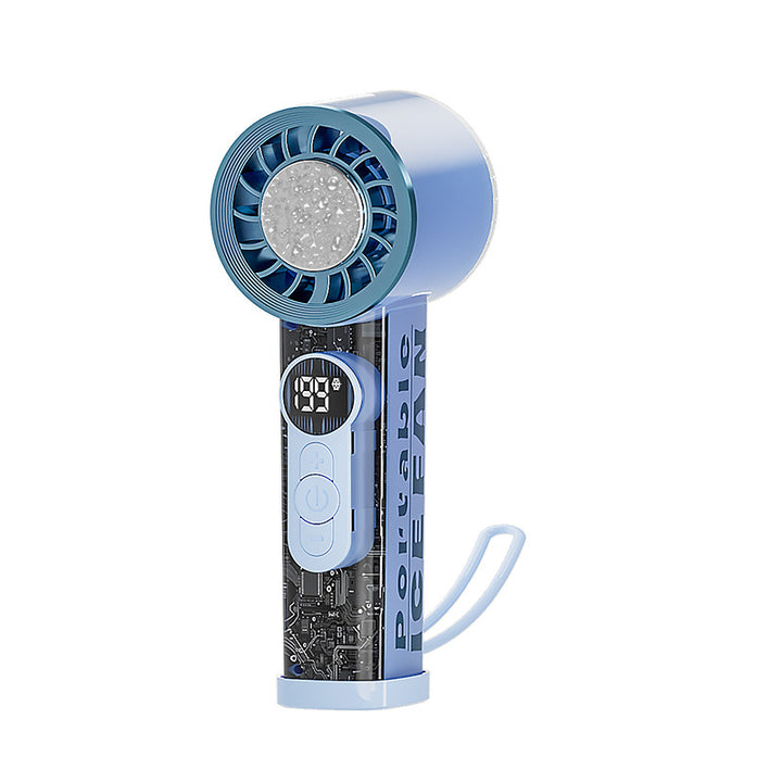Unisex Portable Hand Fan with Digital Control Bowlift