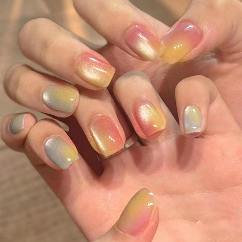 Ombre Effect Press-On Nail Set Bowlift