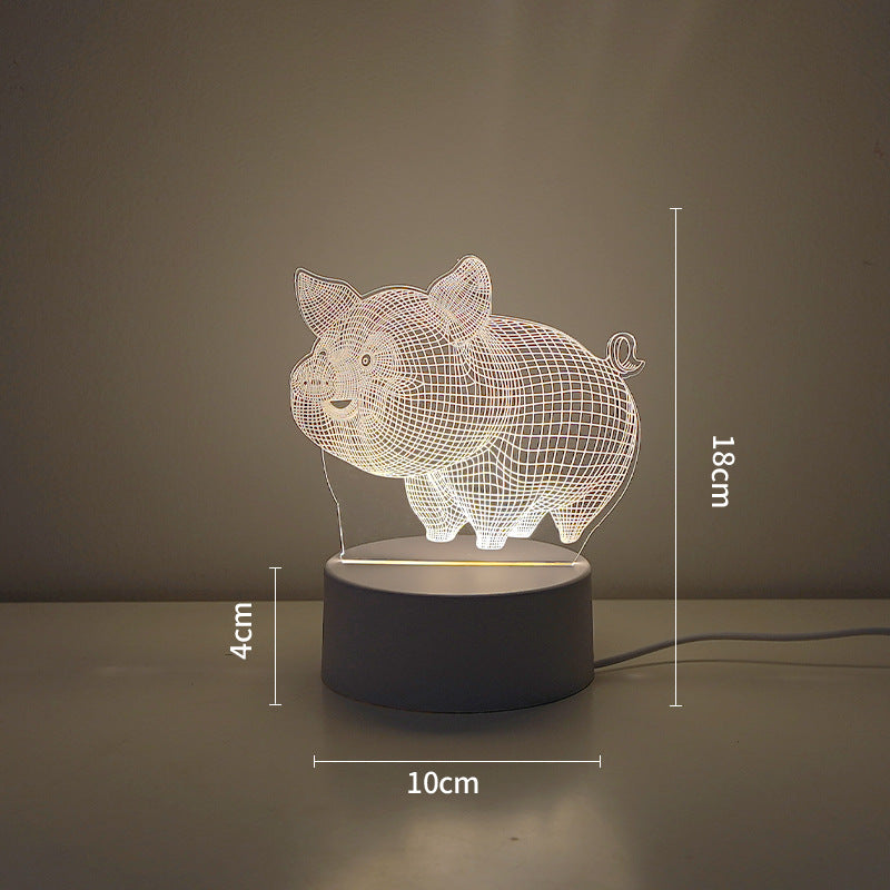 LED Tiger Figure Decorative Lamp