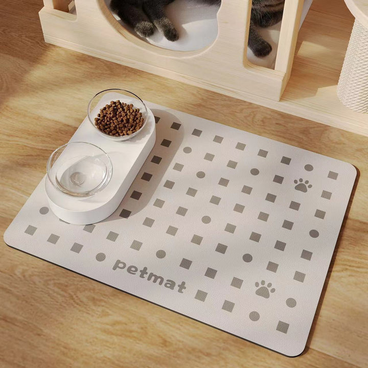 Waterproof Non-Slip Pet Feeding Mat with Anti-Skid Backing Bowlift