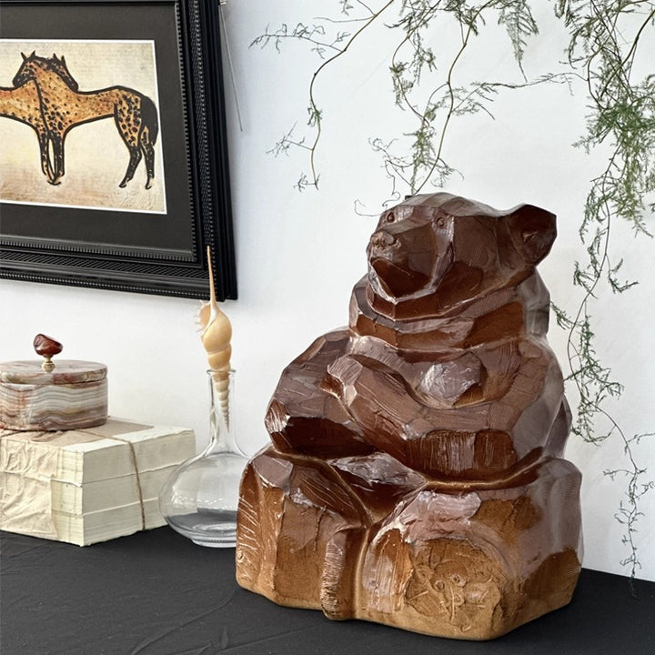 Decorative Wooden Bear