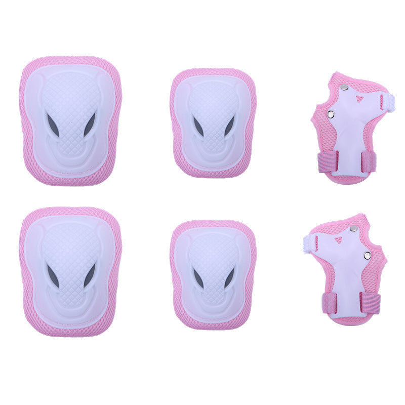 Complete Skate Protection Pad Set with Breathable Mesh and EVA Shock-Absorbing Shell Bowlift