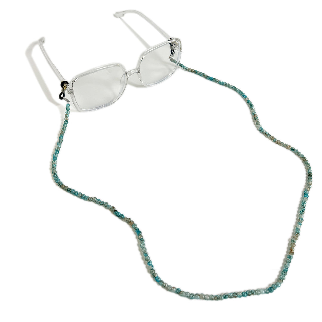 Natural Amethyst Beaded Eyewear Chain Bowlift