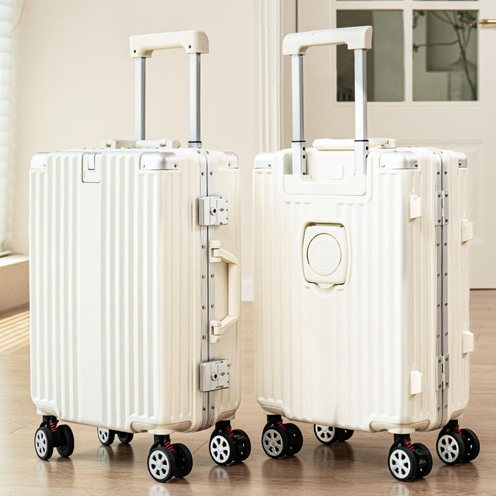 Impact-Resistant Hard Shell Travel Suitcase