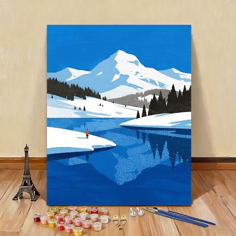 Scenic Mountain Canvas Art Kit Bowlift