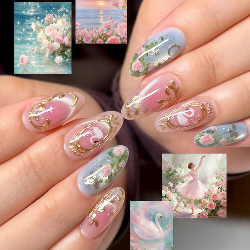 Elegant and playful artificial nails Bowlift
