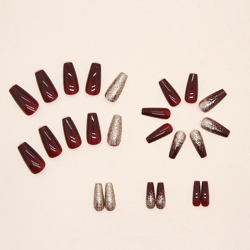 Elegant Glittering Nail Art Design Bowlift