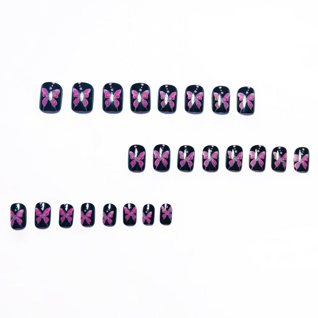 Artistic Butterfly Nail Art Bowlift