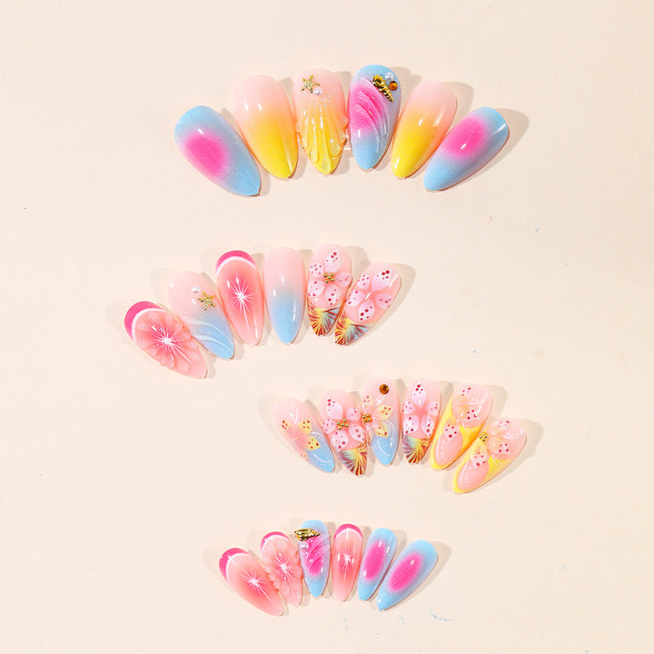 Artistic Tropical Nail Art Kit Bowlift