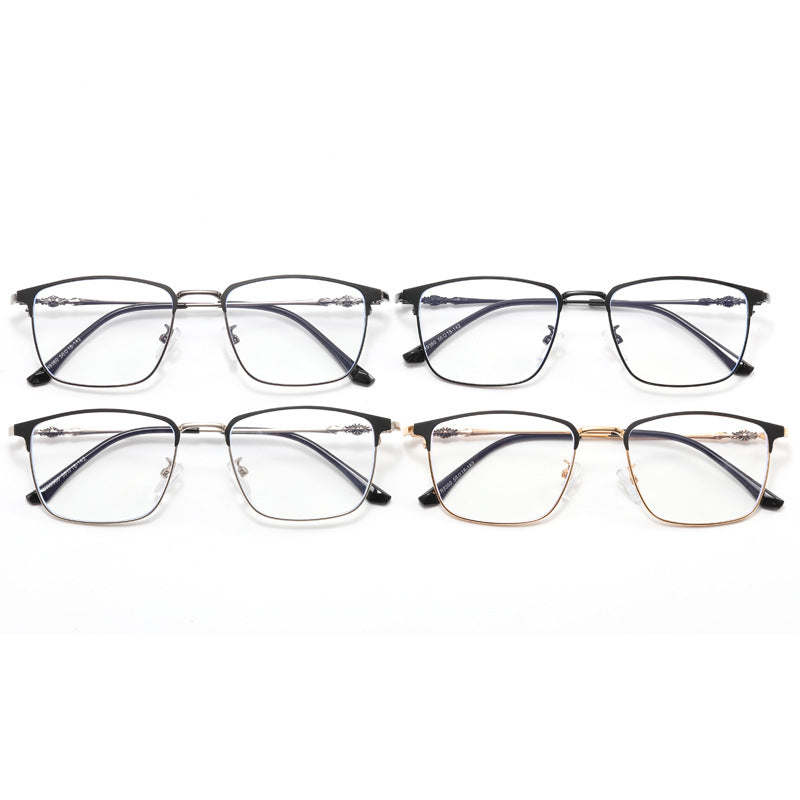 Ladies fashionable square glasses with elegant metal frame Bowlift