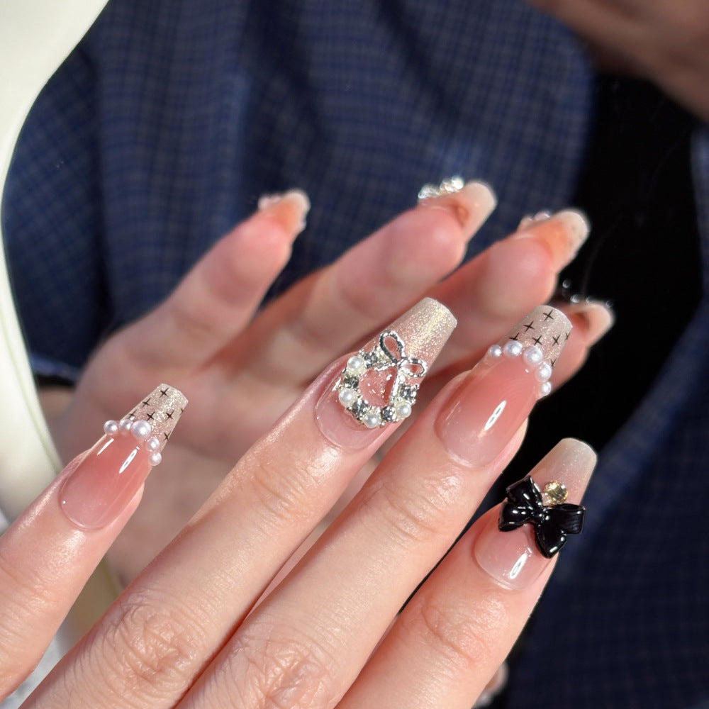 Artistic Press-On Nail Decoration Set Bowlift