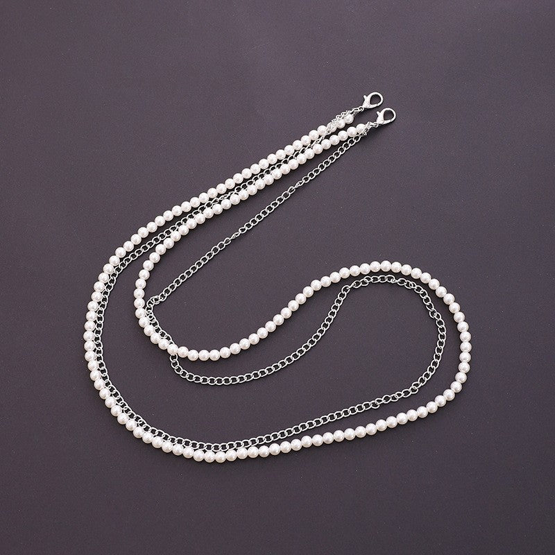 Heart-Designed Beaded Eyewear Chain Bowlift