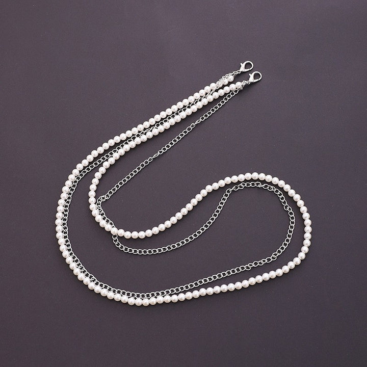 Elegant Pearl and Silver Necklace Bowlift