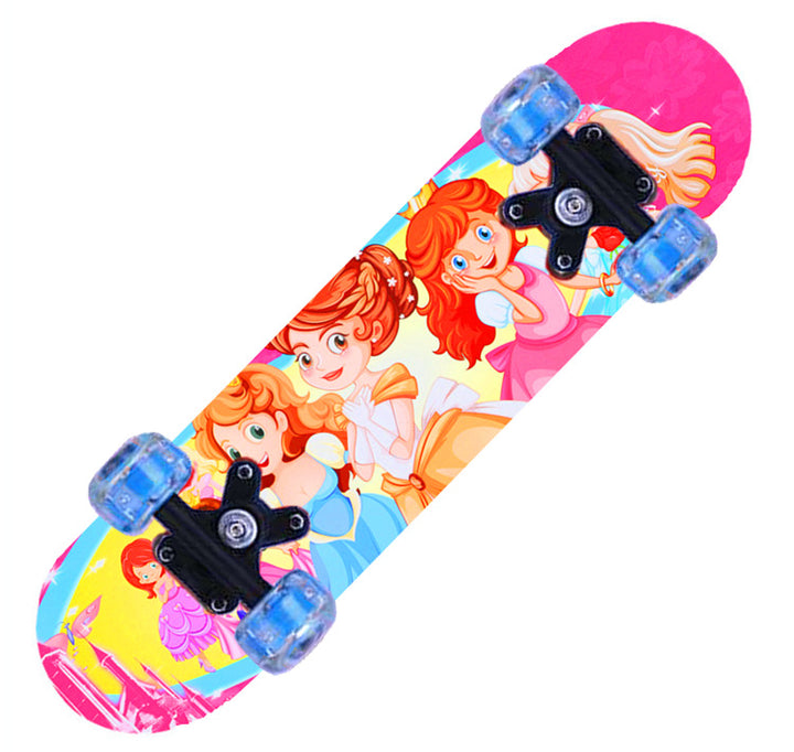 Girls' Cartoon Character Mini Skateboard Bowlift