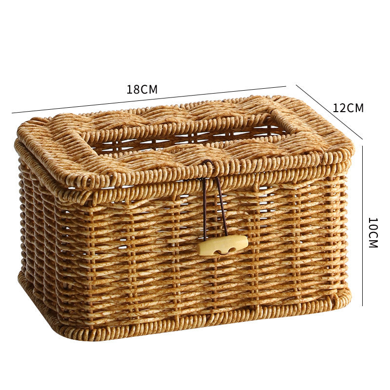 Handwoven Decorative Storage Box Bowlift