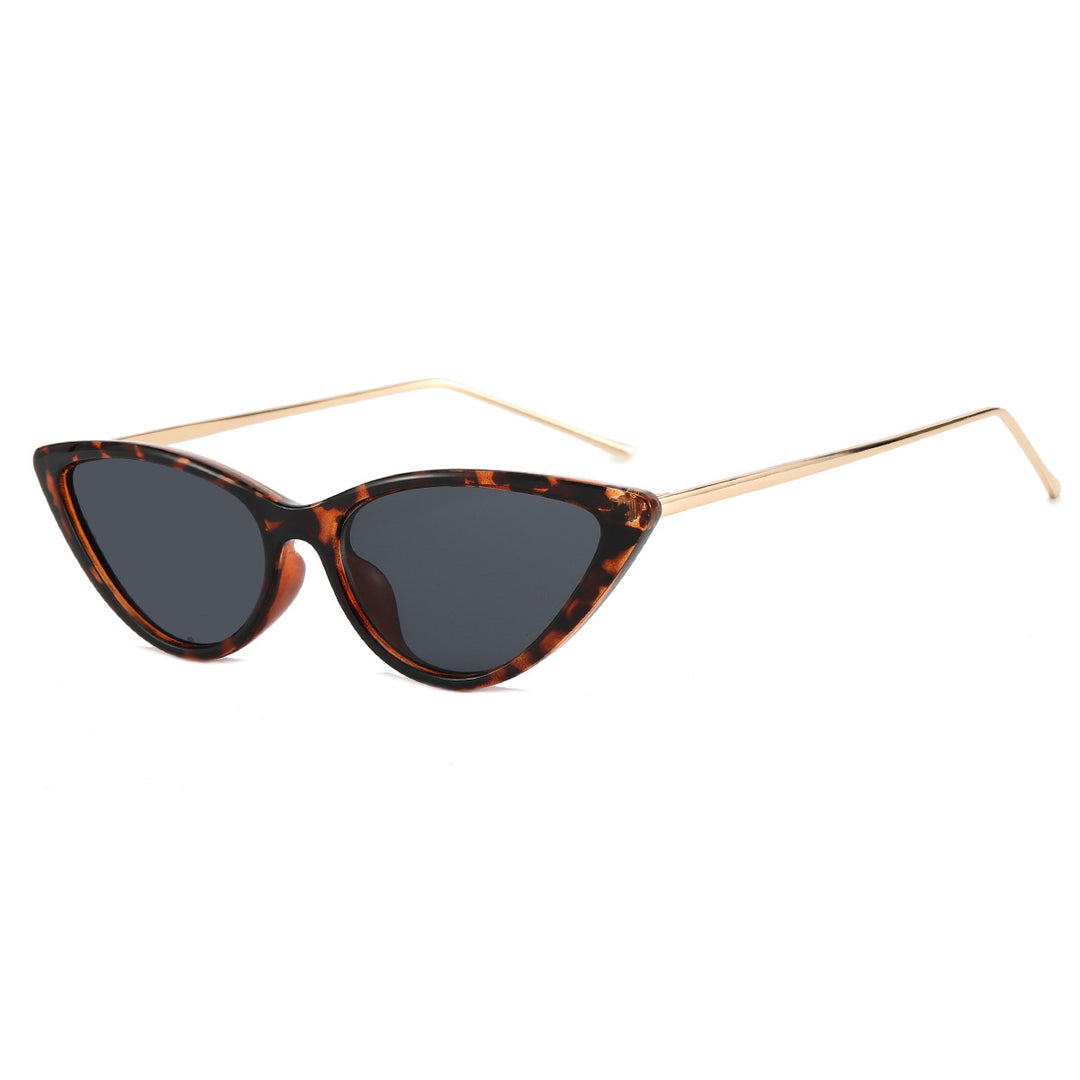 Women's Cat-Eye Sunglasses with Modern Frame and UV Protection Bowlift