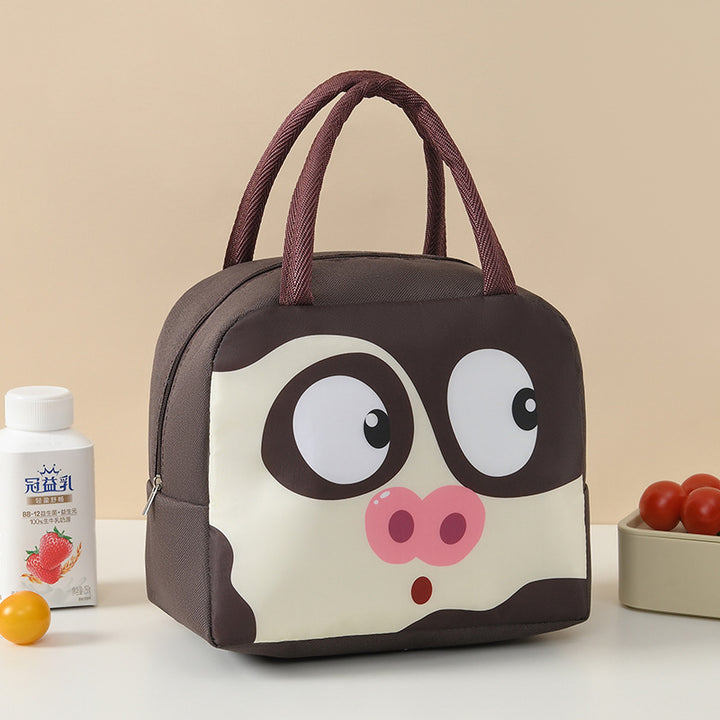 Cute Animal-Themed Insulated Lunch Bag Bowlift